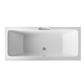 Portland Double Ended (DE) 1800 x 800 x 440mm 5mm Bath - White