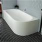 Biscay Double Ended (DE) 1700 x 750 x 440mm 5mm Left Hand (LH) Bath - White