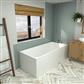 Malin Single Ended (SE) 1700 x 750 x 440mm 5mm Bath - White