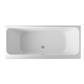 Malin Double Ended (DE) 1800 x 700 x 440mm 5mm Bath - White