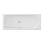 Biscay 1800 x 800 x 440mm Left hand (LH) Straight 5mm Shower Bath - White