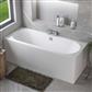 Biscay Double Ended (DE) 1800 x 800 x 440mm 5mm Bath - Matt White