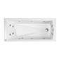 Rockall 1800 x 800 x 440mm Single Ended 14 Jet Whirlpool Beauforte Bath - White