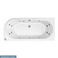 Biscay 1700 x 800 x 440mm Left Hand (LH) 14 Jet Whirlpool Beauforte Bath - White