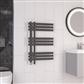 Loddon Dry Element Towel Rail 800 x 500 Matt Anthracite