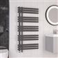 Loddon Dry Element Towel Rail 1200 x 600 Matt Anthracite