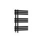 Loddon Dry Element Towel Rail 800 x 500 Matt Black