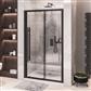 Vantage 2000 Easy Clean 2000mm x 1000mm Slider Shower Door - Matt Black