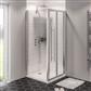 Vantage 2000 6mm Easy Clean 2000mm x 700mm Bi-Fold Shower Door - Chrome