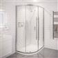 Vantage 2000 6mm Easy Clean 1000x760mm Offset Quadrant Shower Enclosure - Chrome