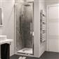 Corniche 2000 8mm Framed 2000mm x 700mm Hinged Shower Door - Chrome