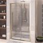 Vantage 2000 Easy Clean 2000mm x 1000mm Slider Shower Door - Brushed Brass