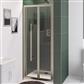 Vantage 2000 6mm Easy Clean 2000mm x 700mm Bi-Fold Shower Door - Brushed Brass