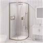 Vantage 2000 Easy Clean 1000x1000mm Quadrant Shower Enclosure - Brushed Brass