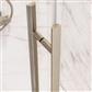 Vantage 2000 6mm Easy Clean 900x800mm Offset Quadrant Shower Enclosure - Brushed Brass