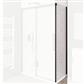 Corniche 2000 8mm Easy Clean 2000mm x 700mm Side Panel - Matt Black