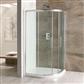 Volente 6mm Easy Clean 900x700mm Offset Quadrant Shower Enclosure - Chrome