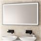 Castelli 700x500mm LED Framed Bathroom Mirror - Black