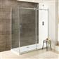 Vanguard 10mm 2000mm x 1100mm Slider Shower Door - Chrome