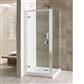 Volente 1850mm x 700mm Hinge Shower Door - Chrome