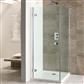 Volente 1850mm x 700mm Frameless Hinge Shower Door - Chrome Profiles