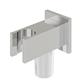 Square Wall Elbow & Shower Handset Holder - Chrome