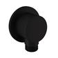 Round Outlet Elbow - Black 