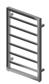 Ryton 800 x 500mm. Towel Rail Chrome