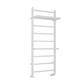 Launton Designer Towel Rail 1200x500mm Matt White