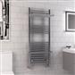 Haddenham Designer Towel Rail 1200x500mm Chrome