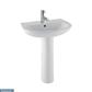 Lisbon II 200mm Full Pedestal - White