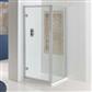 Vulcan 1850mm x 900mm Hinge Shower Door - Chrome