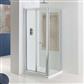 Vulcan 5mm 1850mm x 700mm Bi-Fold Shower Door - Chrome