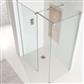 Corniche 8mm Easy Clean 1950mm x 760mm Walk-In End Shower Panel for 760 Tray - Chrome