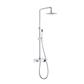 Thermostatic Shower Pole with Shower Shelf - Chrome