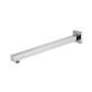 400mm Wall Mounted Square Shower Arm - Chrome