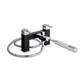 Prado 600 Bath Filler Tap with Handset Black