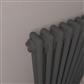 Rivassa 2 Column Radiator 600 x 473mm Matt Anthracite