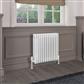 Rivassa 4 Column Radiator 600 x 605mm Gloss White