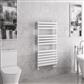 Tunstall Double 1200 x 600 Towel Rail Matt White