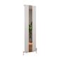 Tunstall Mirror 1800 x 500 Radiator Matt White