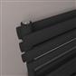 Tunstall Double 1200 x 500 Towel Rail Matt Black