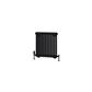 Rivassa 2 Column Radiator 600 x 563mm Matt Black