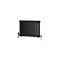 Rivassa 2 Column Radiator 600 x 833mm Matt Black