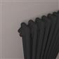 Rivassa 2 Column Radiator 600 x 1010mm Matt Black