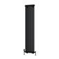 Rivassa 2 Column Radiator 1800 x 383mm Matt Black