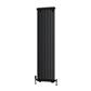 Rivassa 2 Column Radiator 1800 x 473mm Matt Black