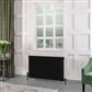 Rivassa 3 Column Radiator 600 x 1010mm Matt Black