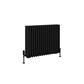 Rivassa 4 Column Radiator 600 x 785mm Matt Black