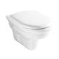 Pluton Wall Hung WC Pan - White